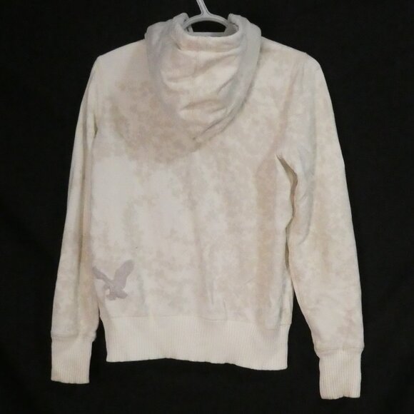 AMERICAN EAGLE - Eagle Fleece | medium | Floral Zip-Up Hooded Sweatshirt Jacket - Picture 3 of 16